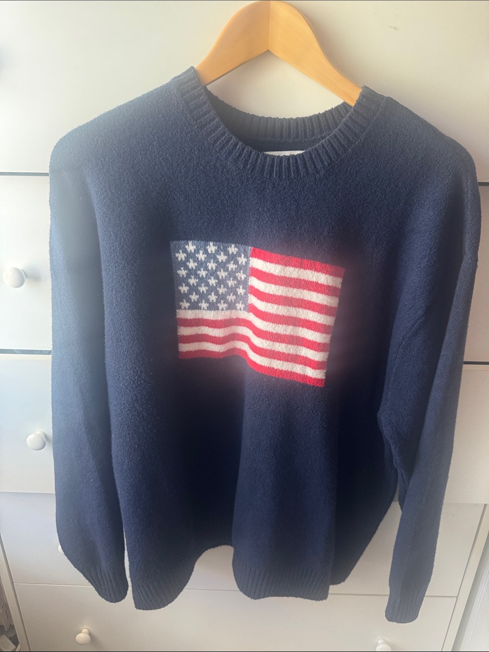 NWOT AMERICAN FLAG USA SWEATER